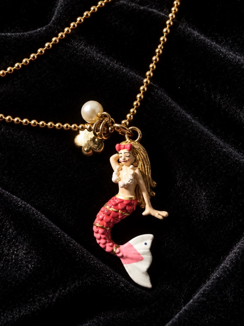 Betsey Johnson Mermaid Pendant